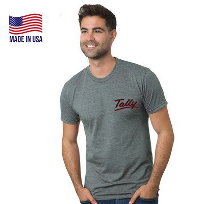 Premium USA Made Tri-Blend Crew Unisex Tee Shirt